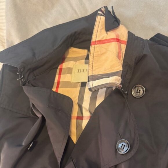 BURBERRY BRIT Men's Mid-Length Trench Coat - Picture 3 of 8